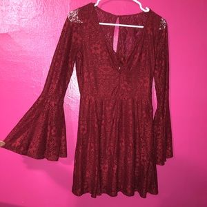 NEVER WORN Burgundy Hollister dress